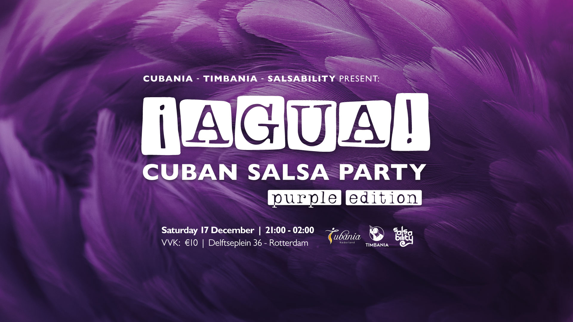 ยกAGUA! Cuban Salsa Party - Purple Edition