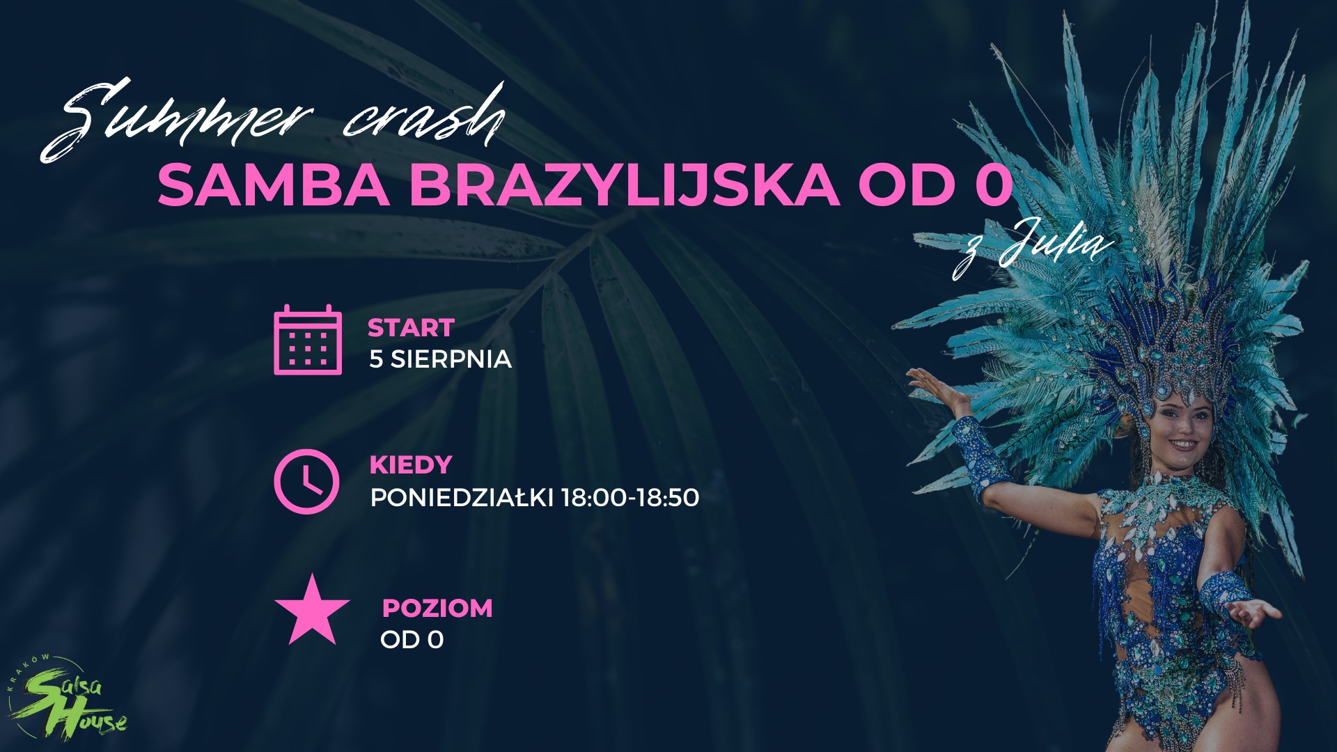Samba brazylijska od 0 z Julią Summer crash course