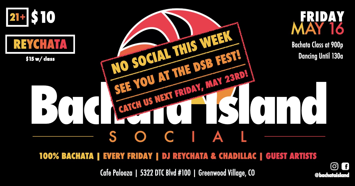 Bachata Island Social- NO SOCIAL THIS WEEK!