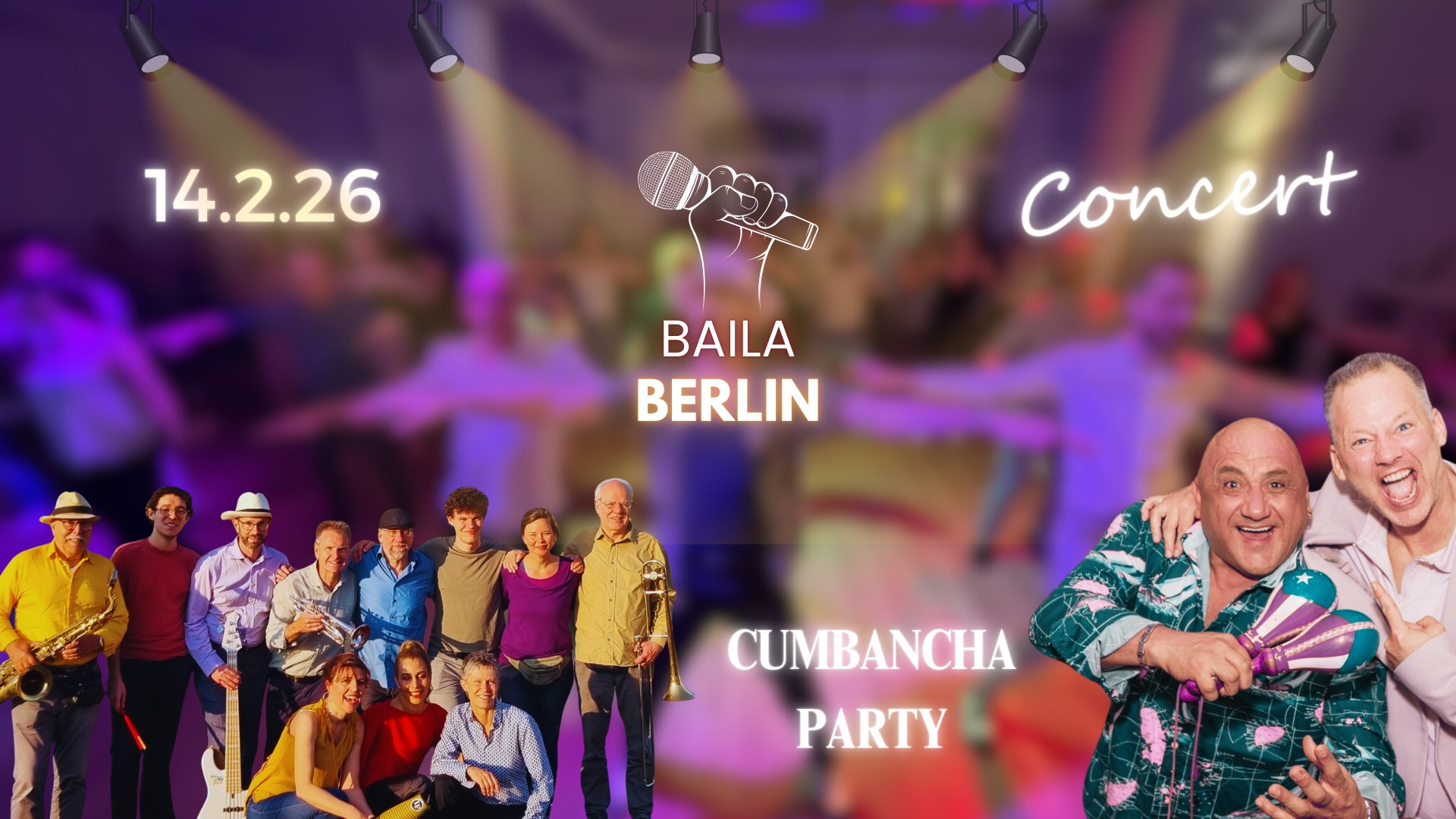 Live-Konzert mit Baila Berlin & DJ Wilber im Cumbancha