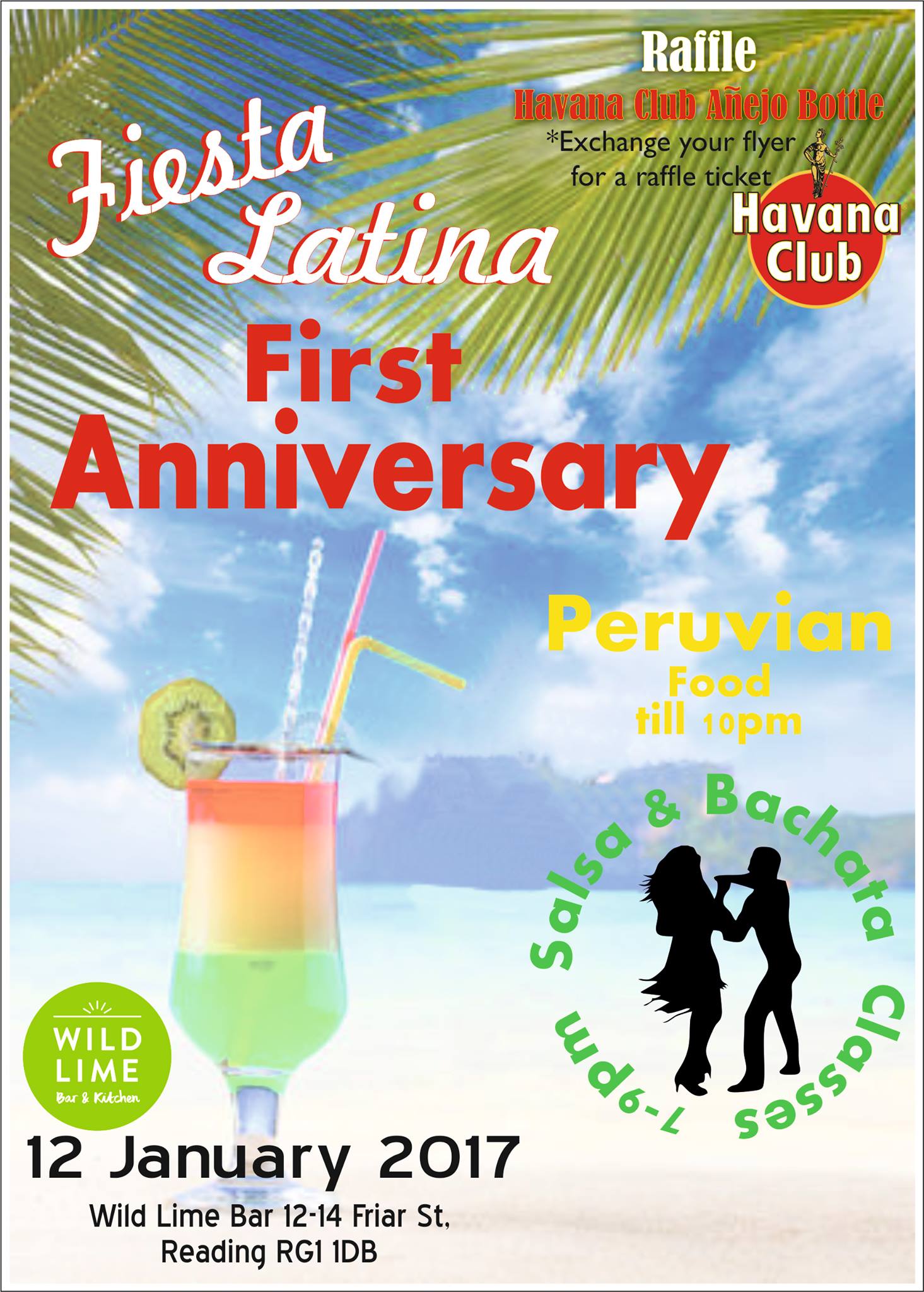 First Anniversary - Fiesta Latina - Wild Lime Bar