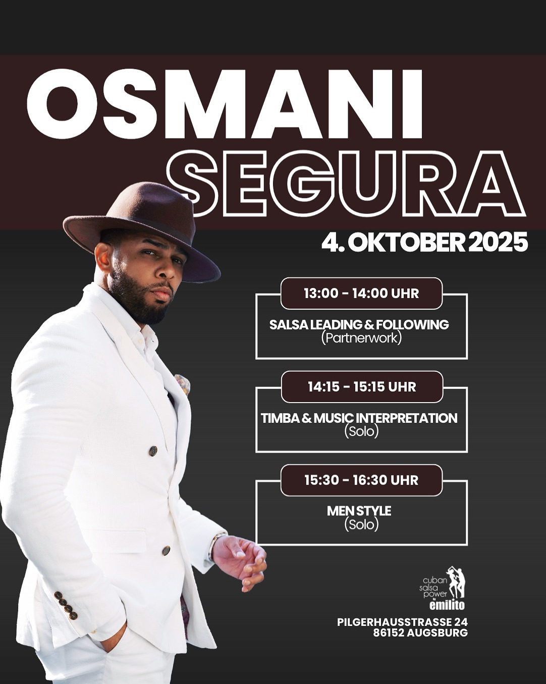 Osmani Segura @ Cuban Salsa Power Augsburg