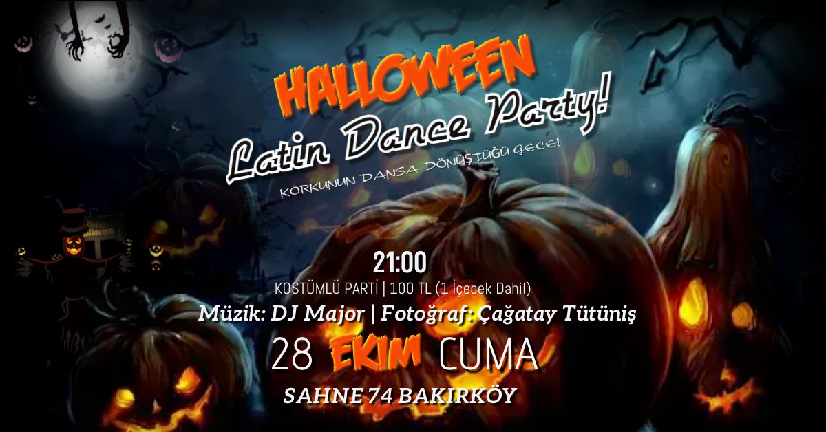 👻🎃Halloween Latin Dance Party🎃👻