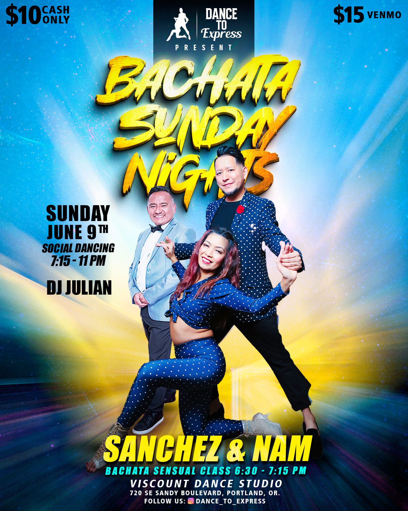 Bachata Sunday Nights By Dance_to_express