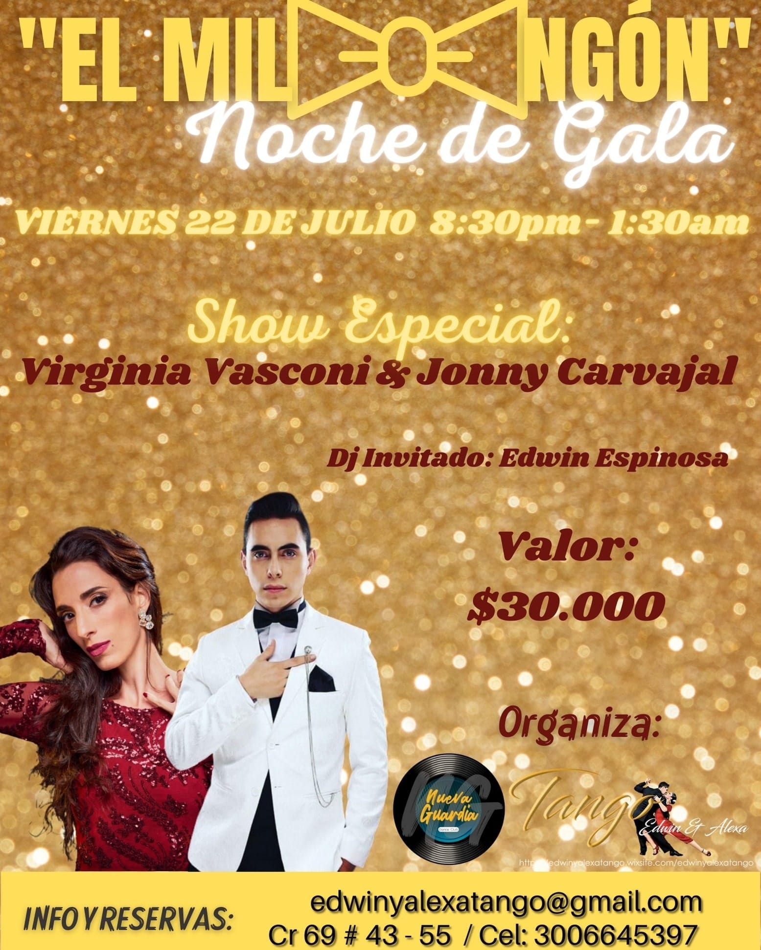 Virginia Vasconi en EL MILONGÓN MEDELLÍN