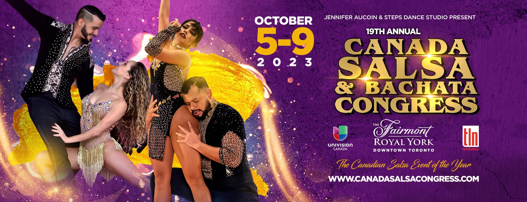 The 19th Annual Canada Salsa & Bachata Congress 2023
