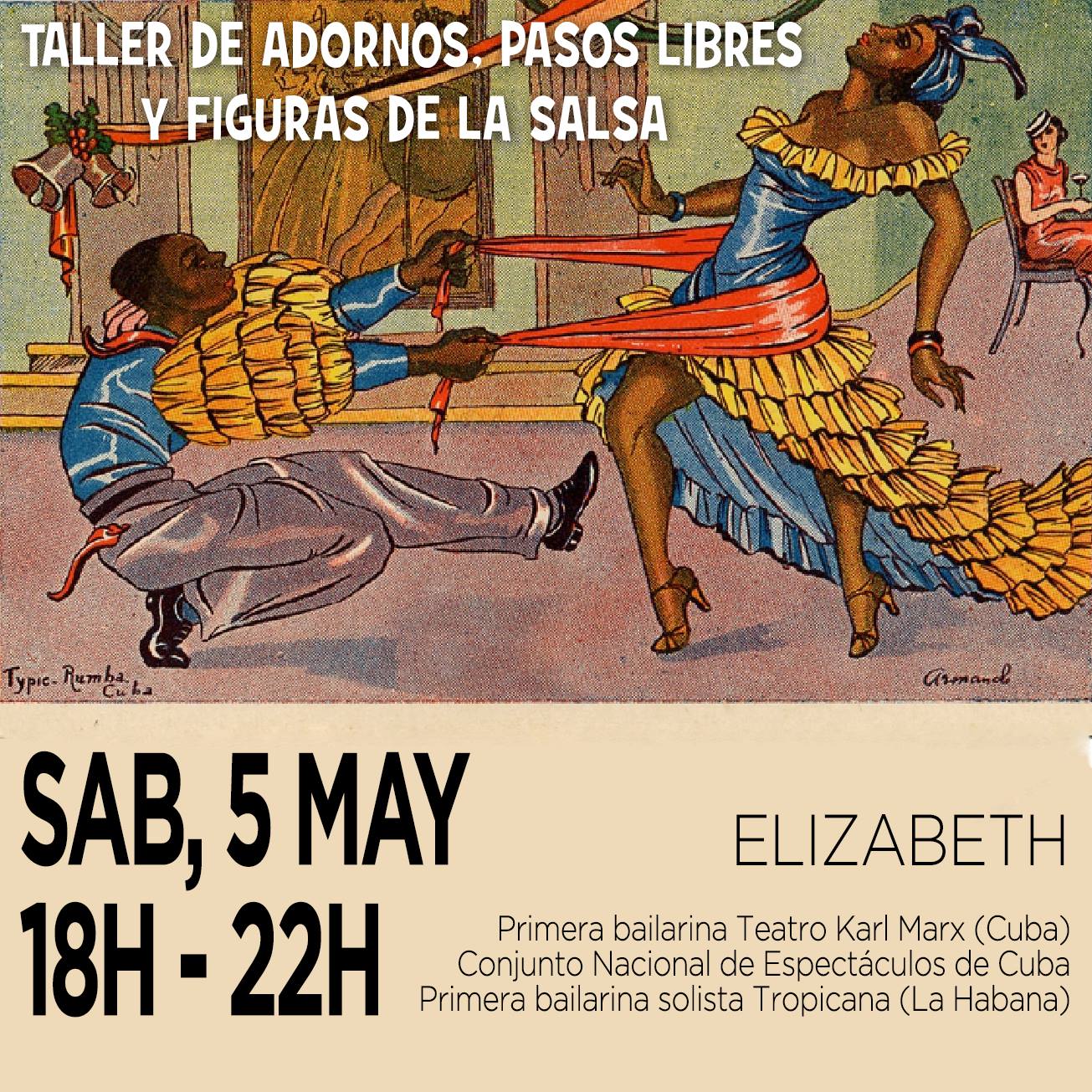 Taller de Adornos, Pasos Libres y Figuras de la Salsa Cubana