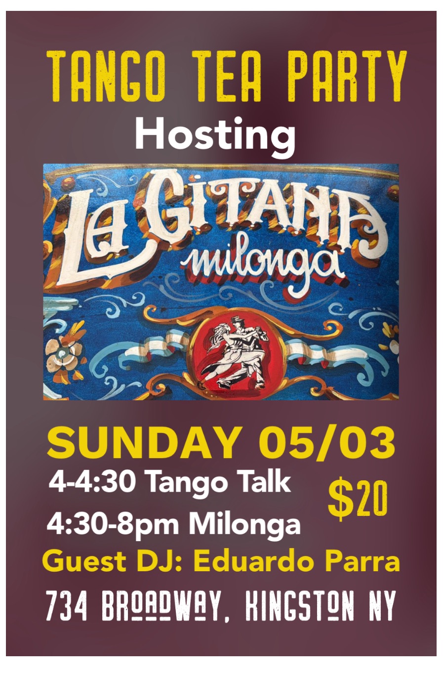 TANGO TEA PARTY (Milonga La Gitana )