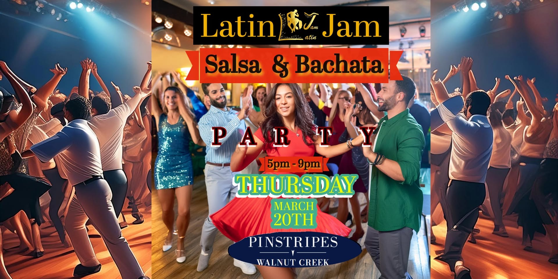 Latin Jam Thursday Dance party I Salsa I Bachata I Class Social Dancing