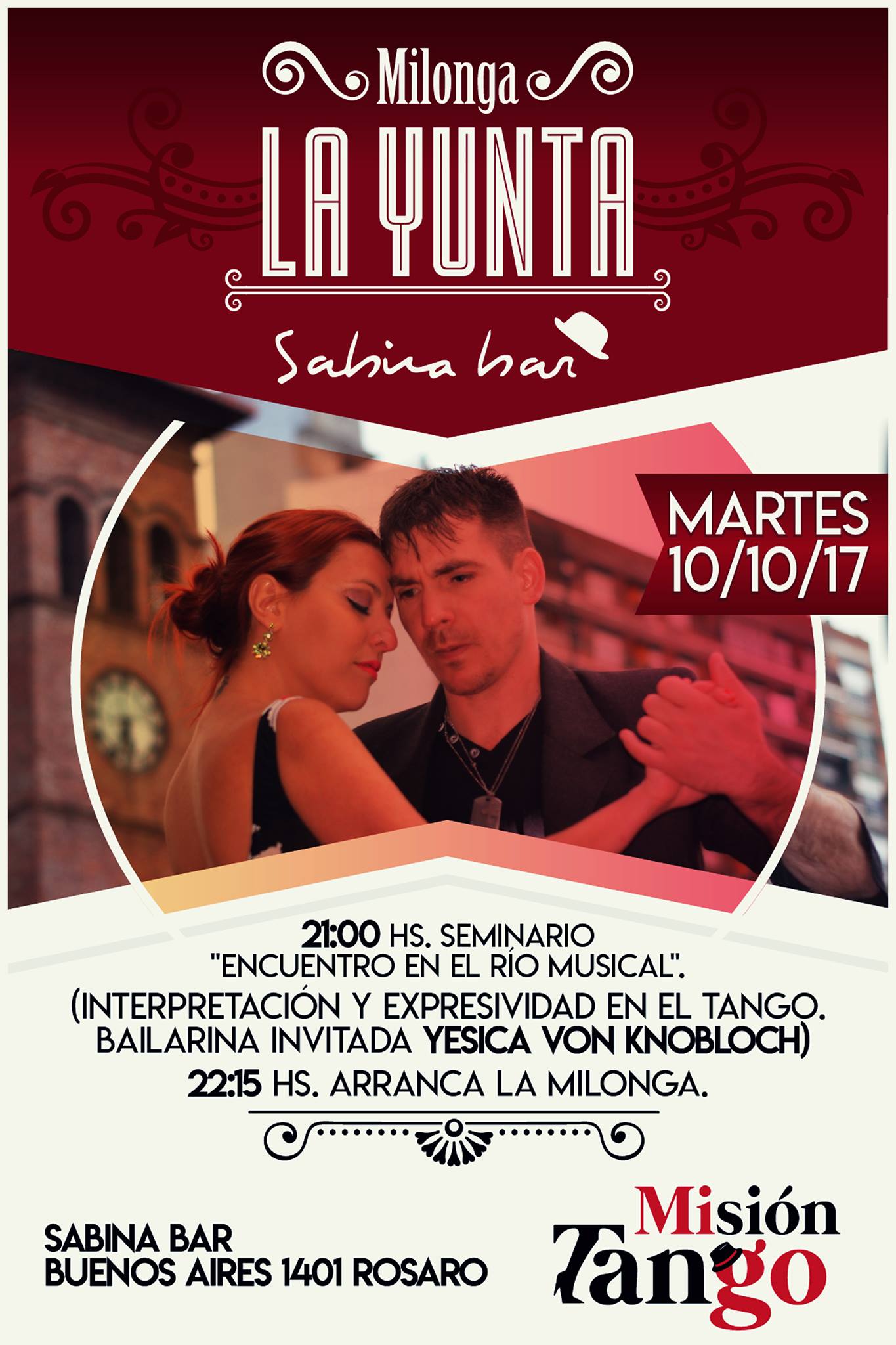 Seminario & Milonga en Sabina Bar