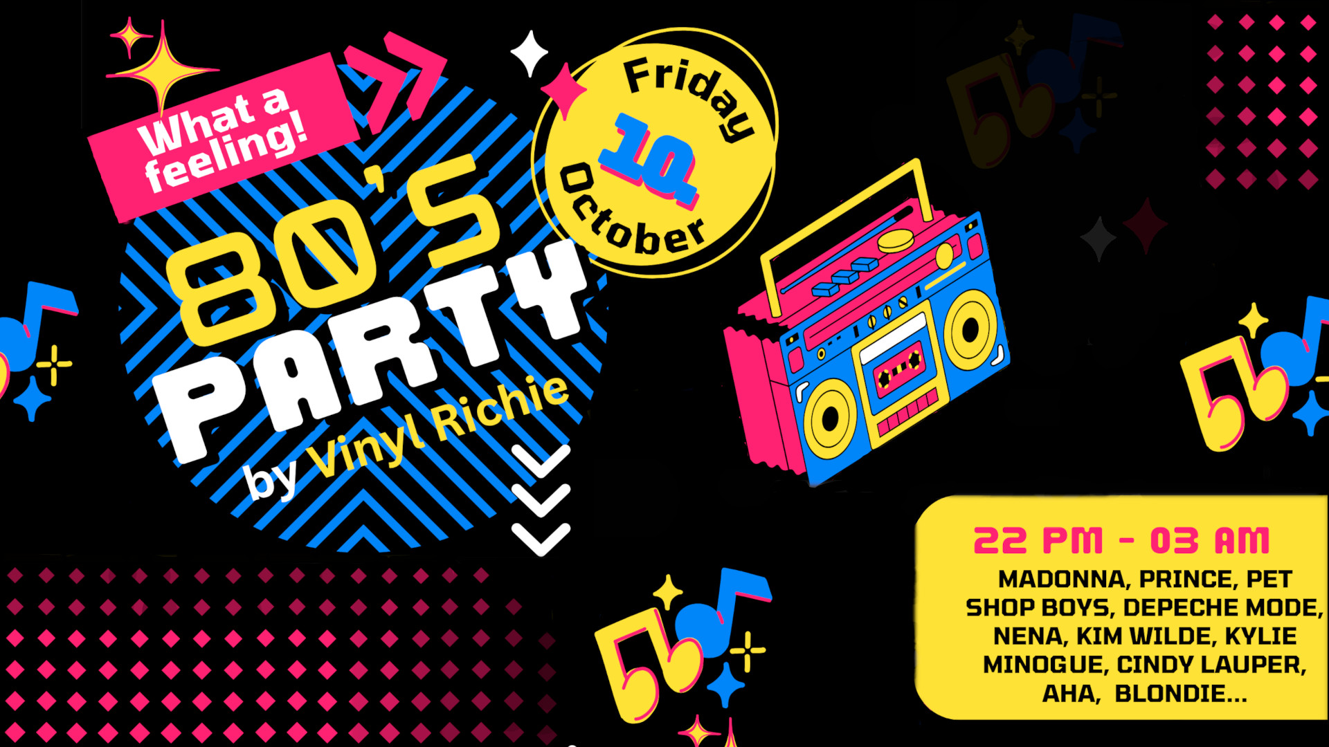 80s PARTY - with Vinyl Richie