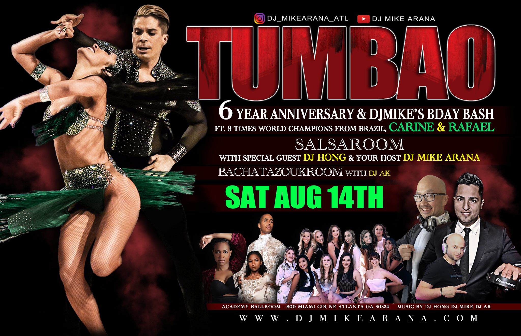 TUMBAO 6 Year Anniversary Ft. Carine & Rafael