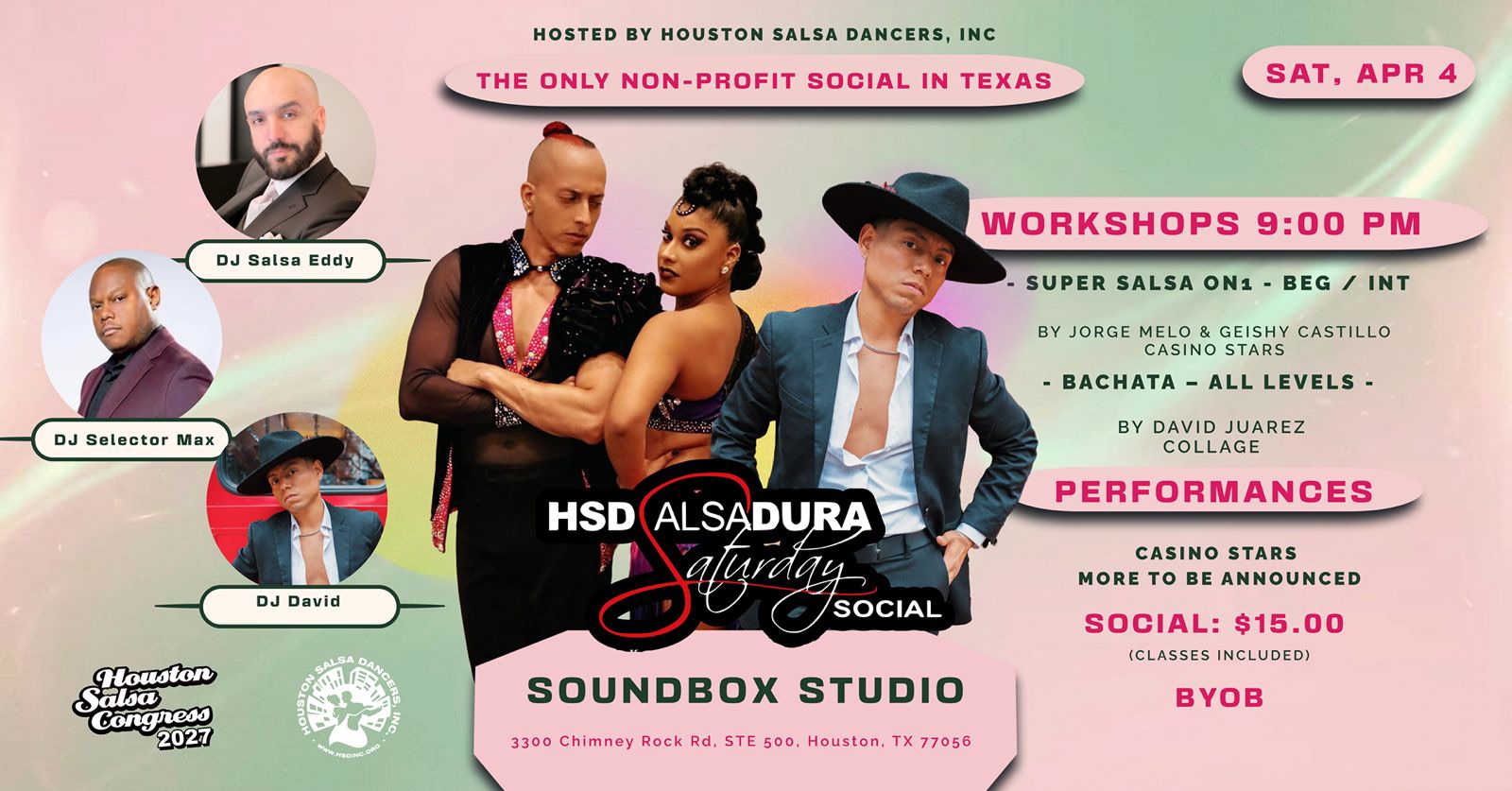 April Salsadura Saturday Social
