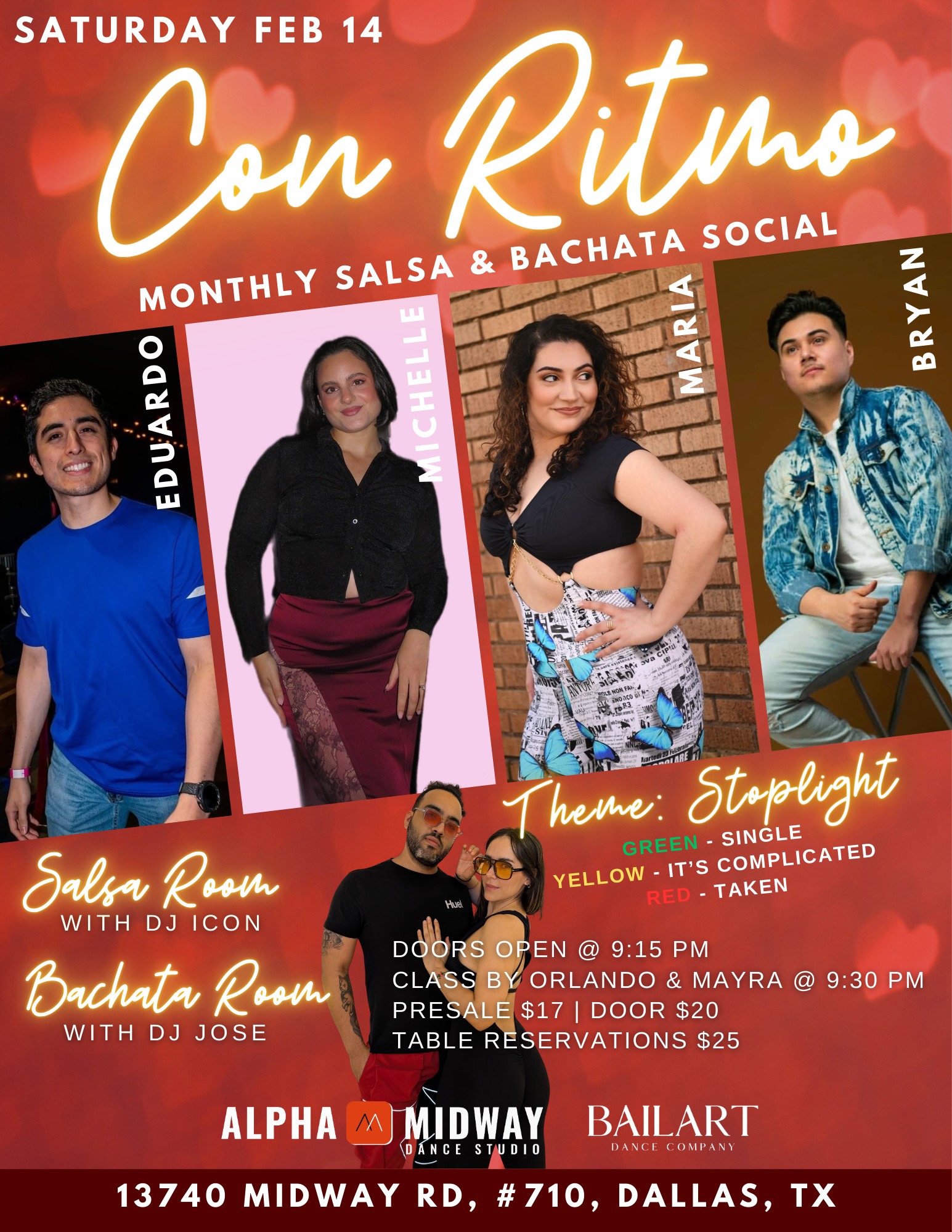 Con Ritmo - Valentine's Edition Stoplight Party!