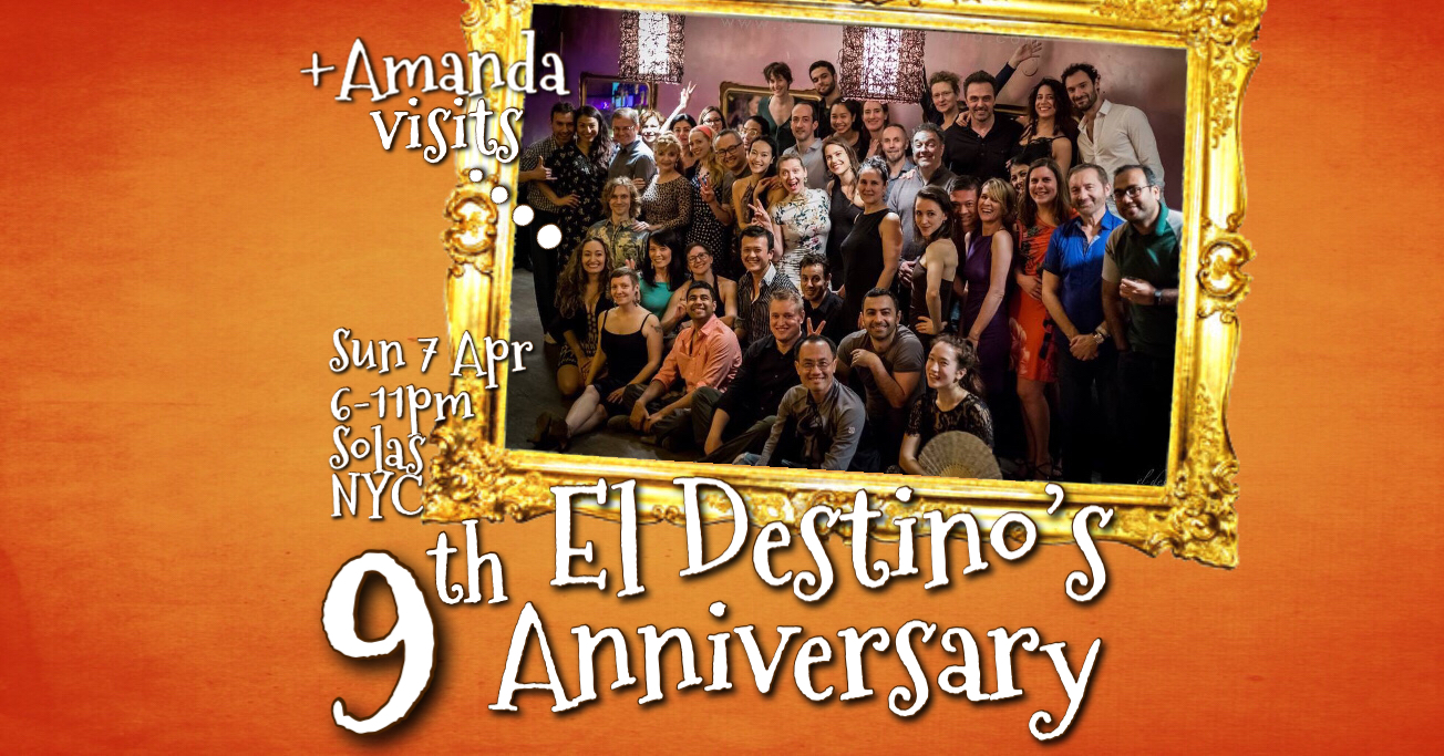Destino 9th Anniversary! + Amanda visits, and more