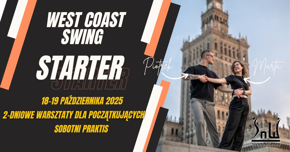 Starter West Coast Swing - warsztaty na poziomie podstawowym