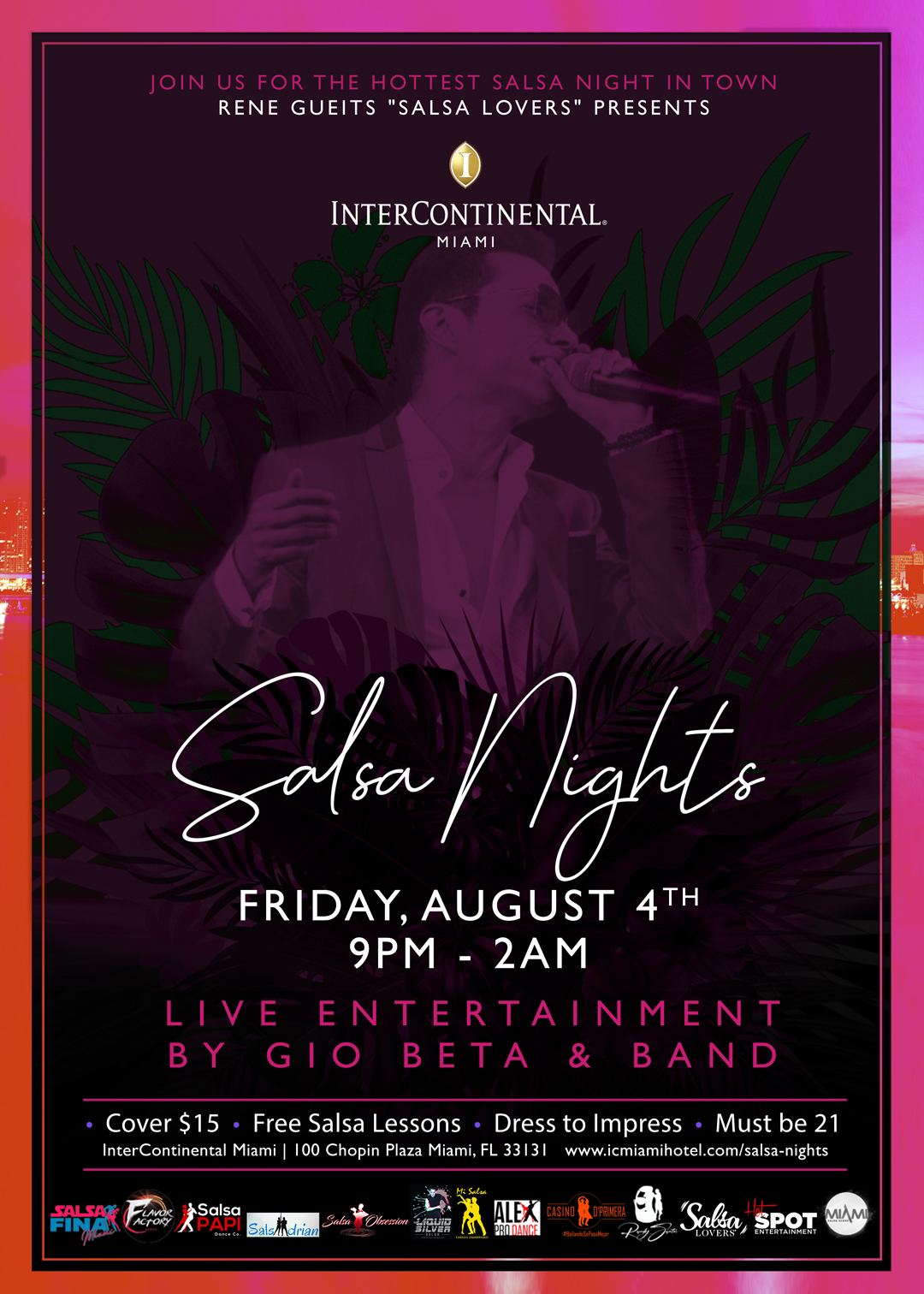 "Salsa Nights" at Intercontinental Hotel Downtown