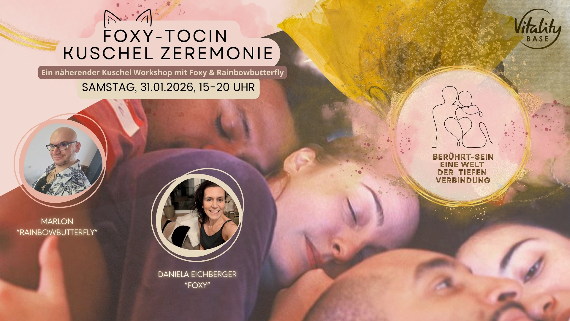 Foxy-tocin Kuschel Workshop mit Foxy & Rainbowbutterfly