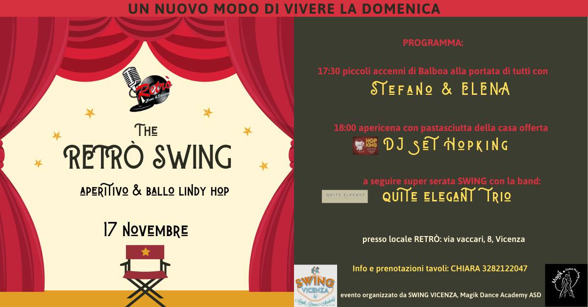 The Retrò Swing - Aperitivo & Lindy Hop