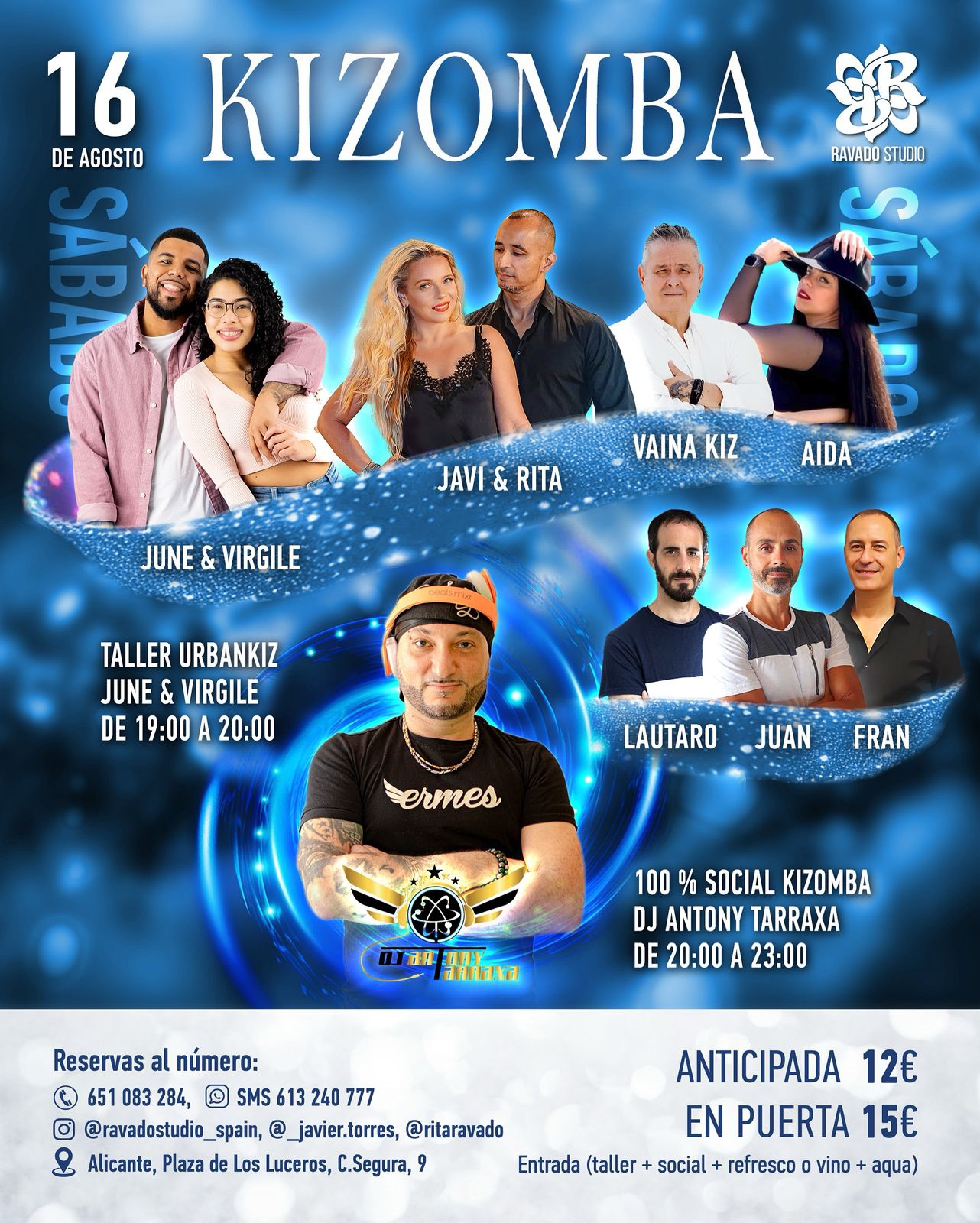 Kizomba Social en Alicante Ravado Studio