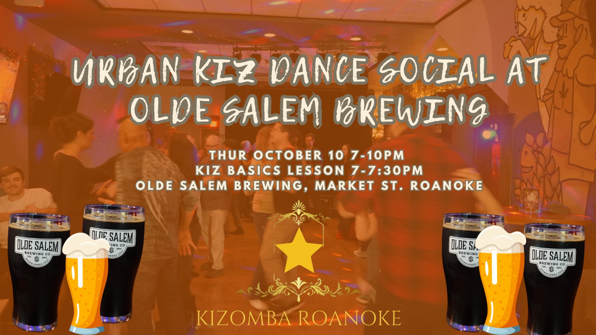 Urban Kiz Dance Social at Olde Salem Brewing - Downtown