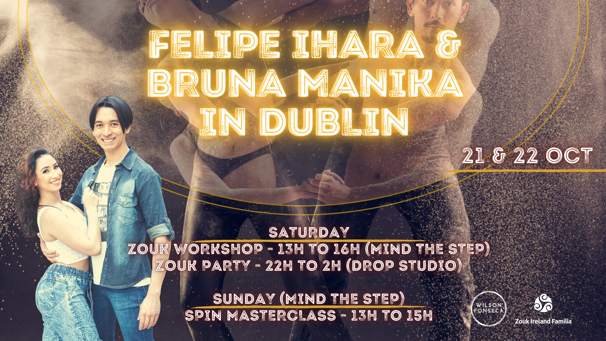 Felipe Ihara & Bruna Manika in Dublin