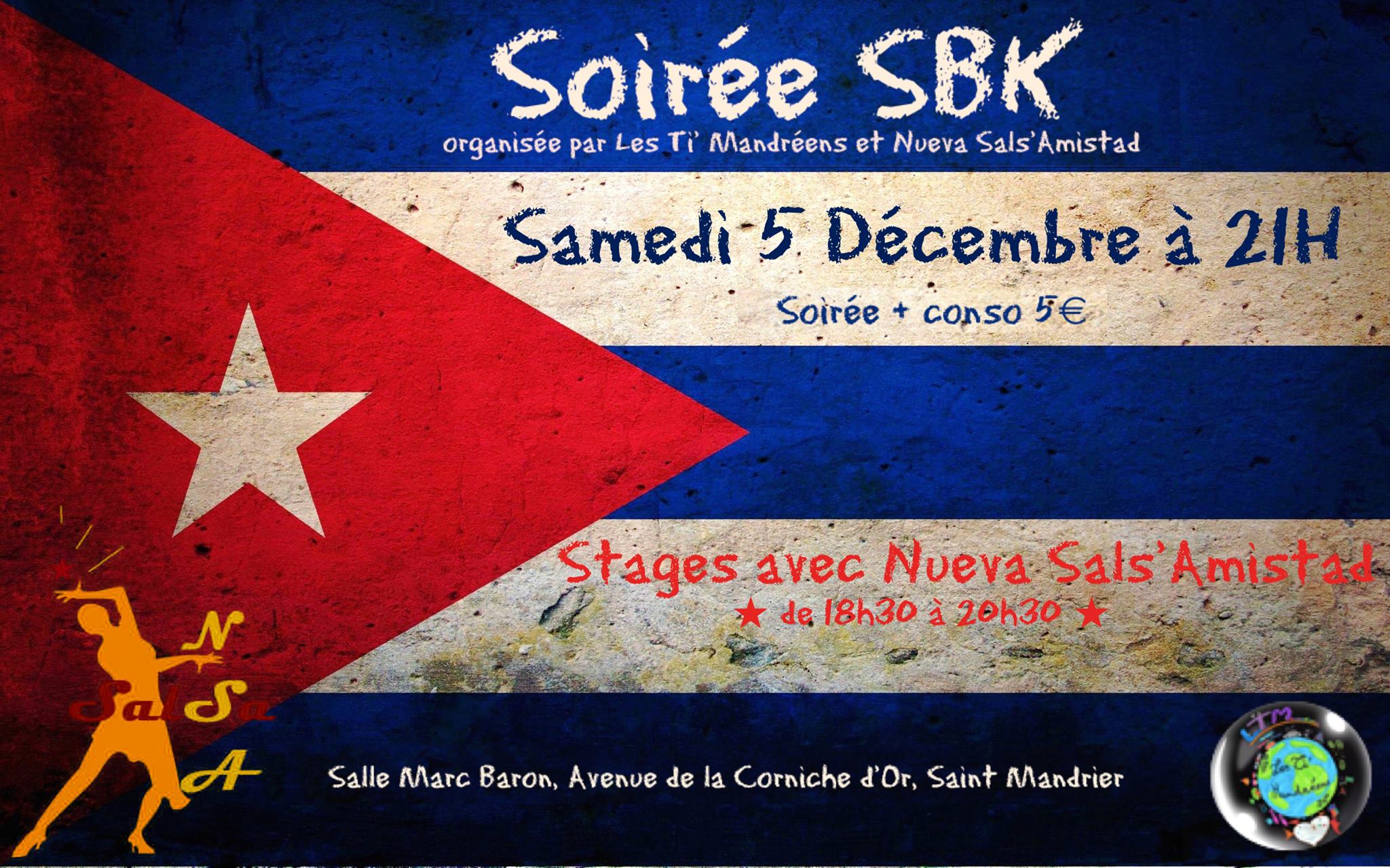 Soirée SBK avec Nueva Sals'Amistad et les Ti' Mandréens