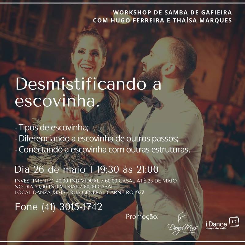 Workshop de Escovinhas com Hugo e Thaisa