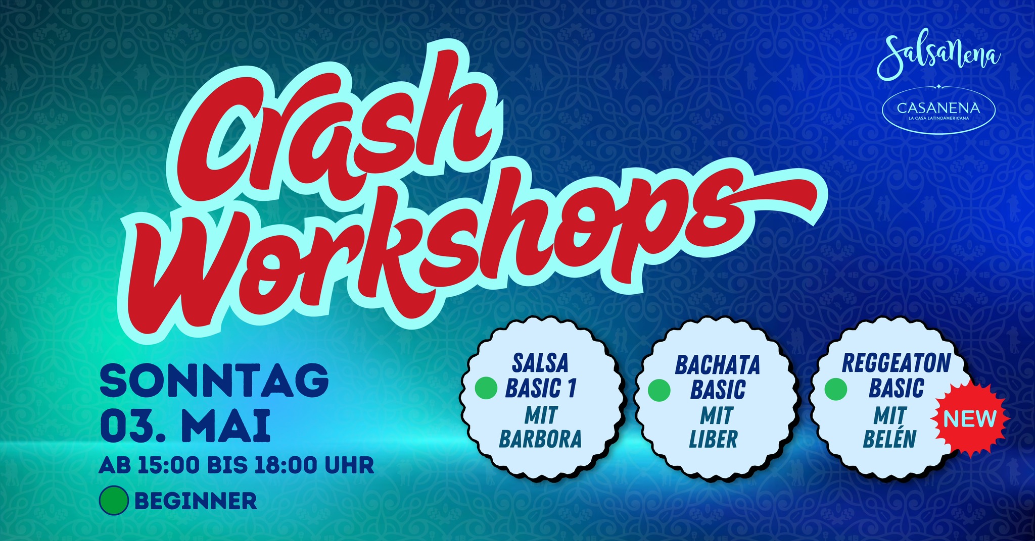SONNTAG - CRASH- WORKSHOPS 💃🥳😎