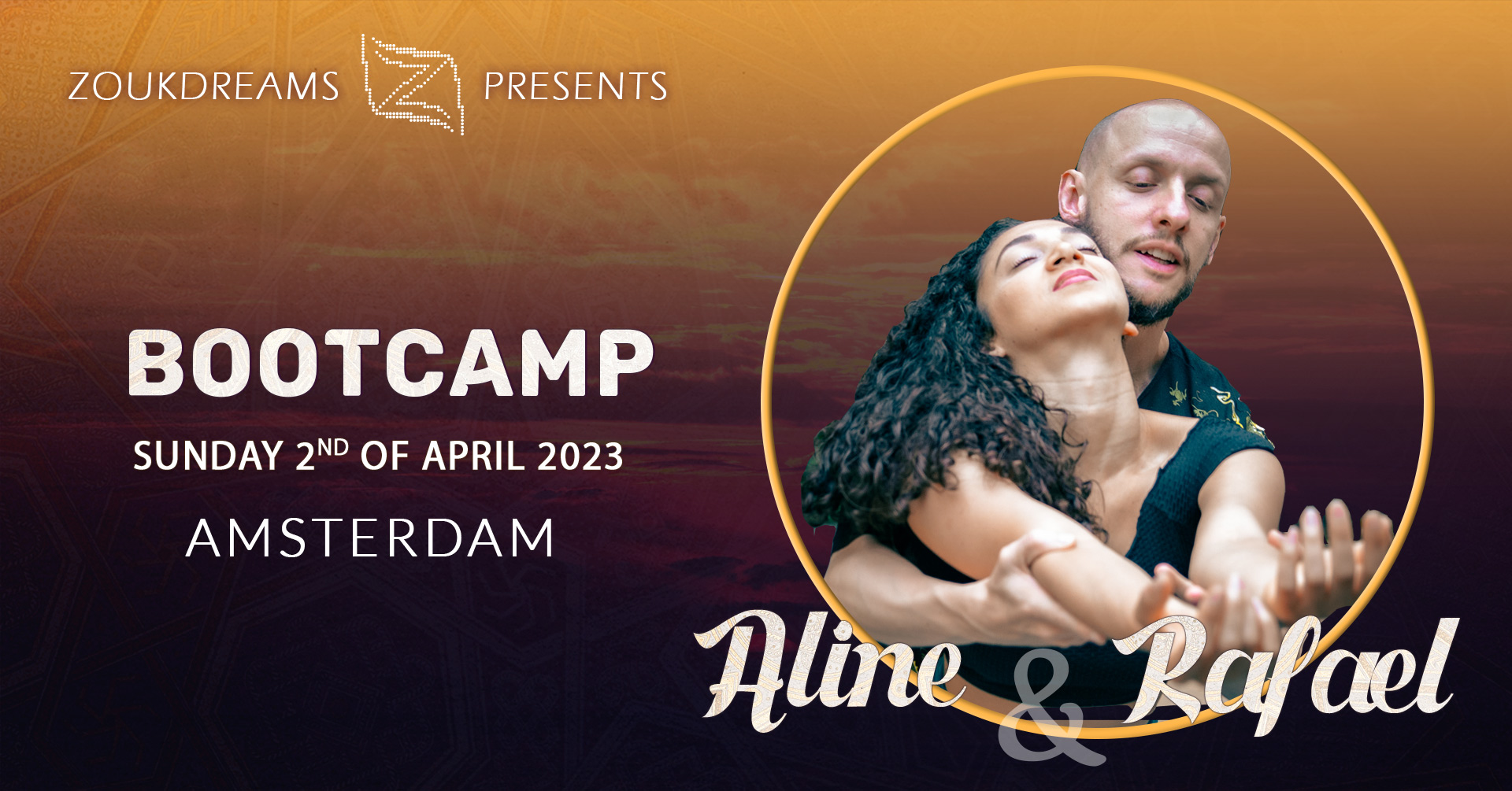 Aline Cleto & Rafel - Amsterdam bootcamp - “Deepening Sensations in Zouk: 5 Types of Touch”