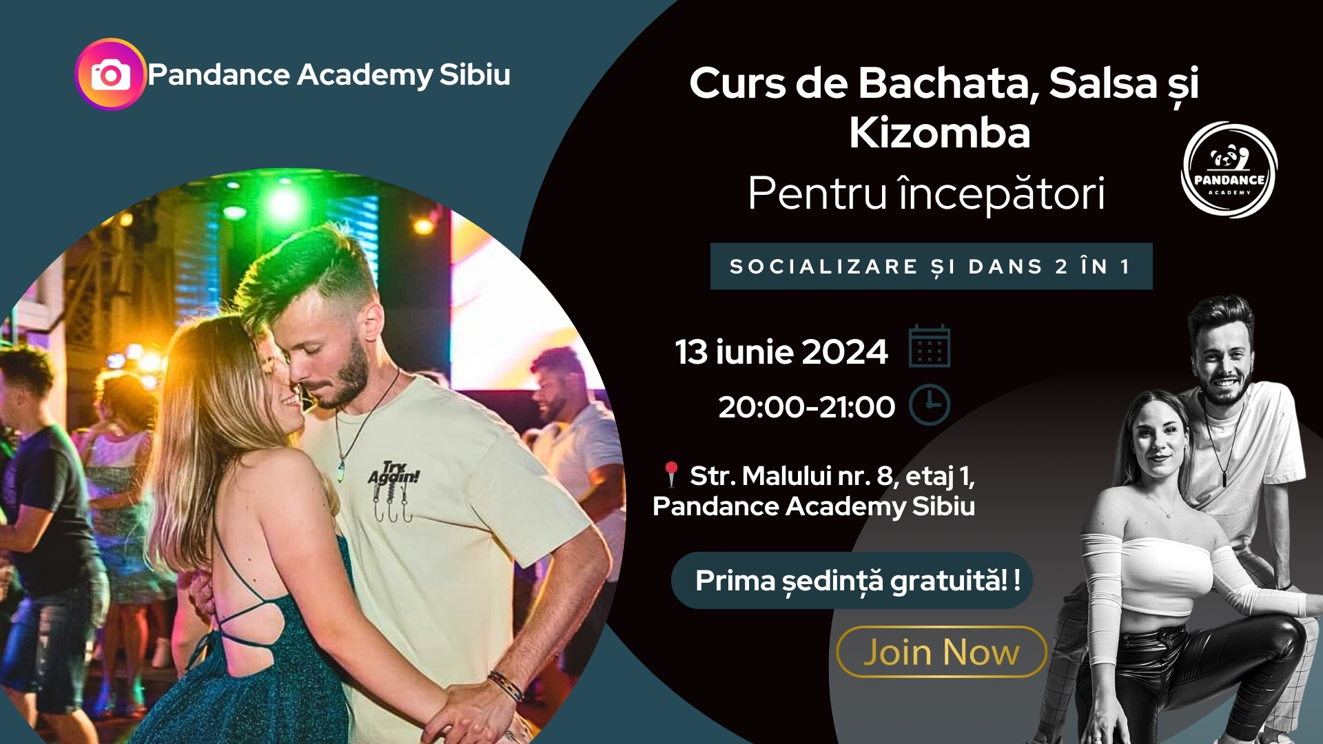 Cursuri de Începători: Bachata, Salsa & Kizomba