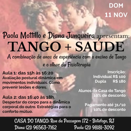 Seminário Especial - TANGO E SAÚDE