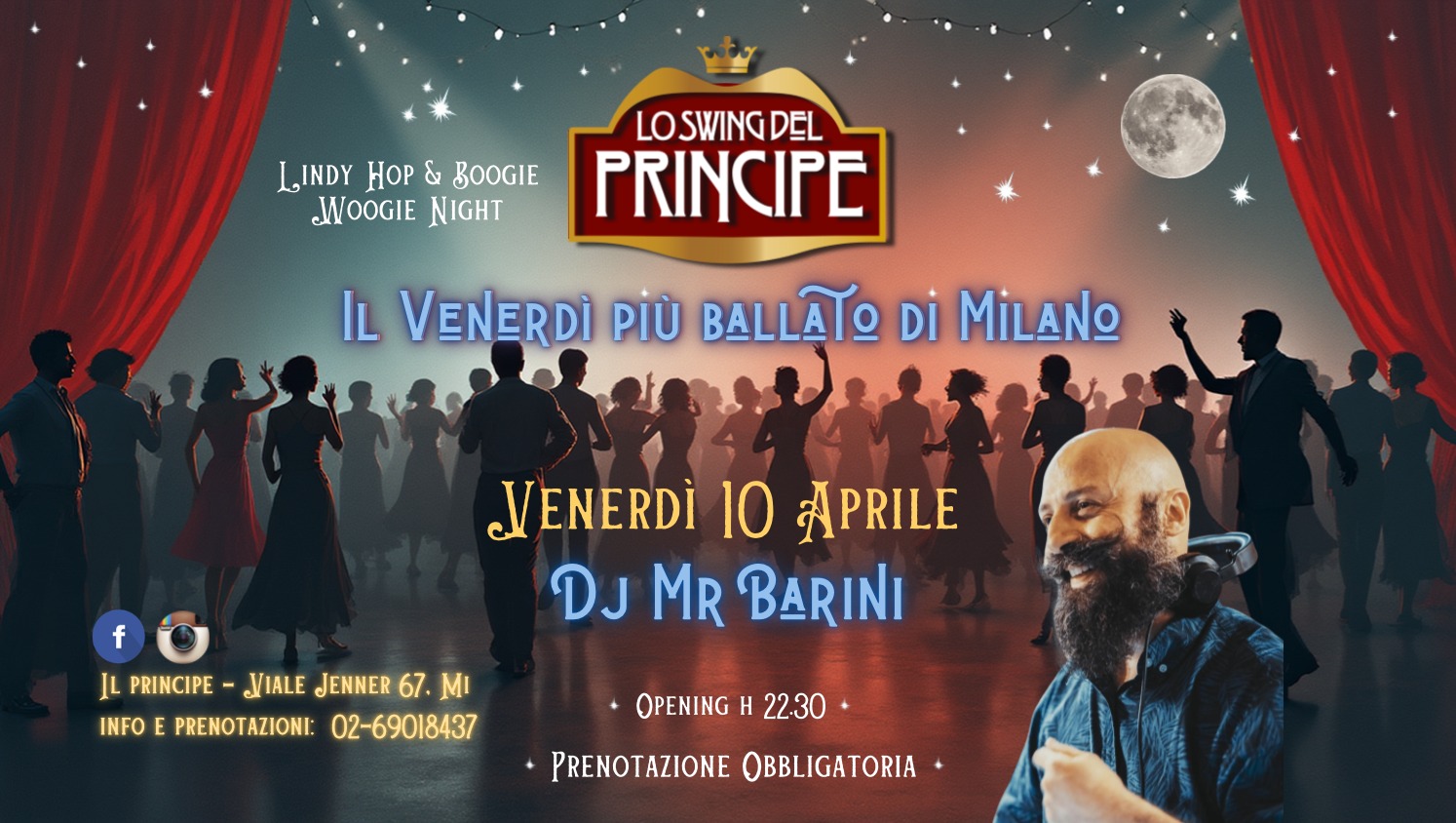 ☆ Lo Swing del Principe ☆ Lindy Hop & Boogie Woogie Night ☆ Dj Mr Barini ☆