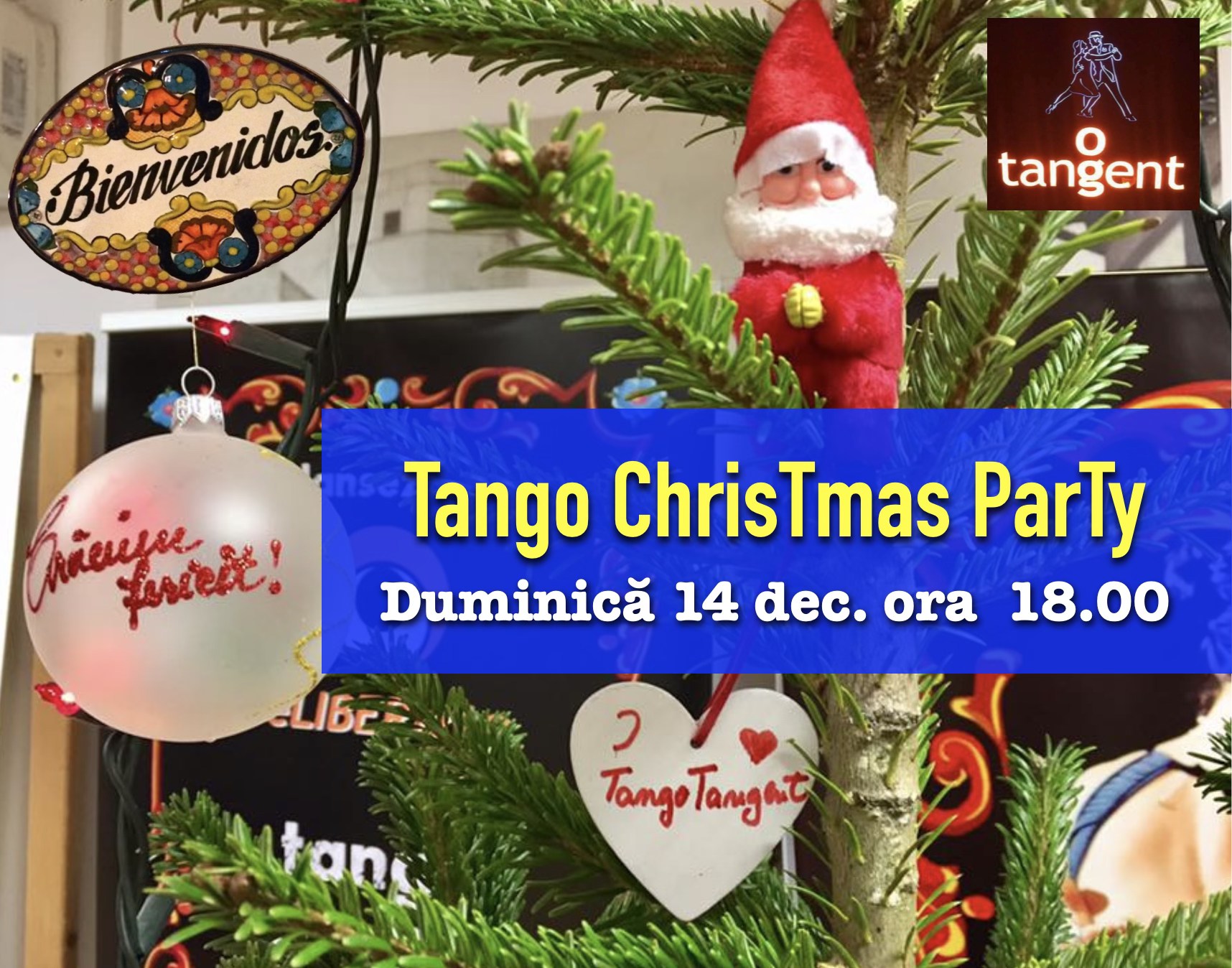 Tango Christmas ParTTy, duminică la 6 pm la Tangotangent