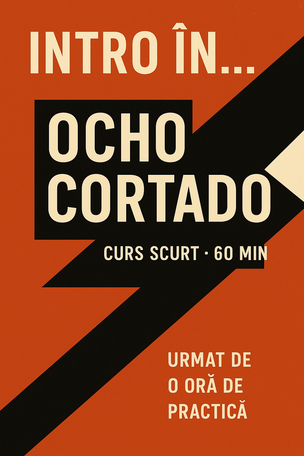 Intro in ocho cortado - curs urmat de practica, duminică la 6.30 pm