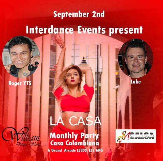 Latin Party - Saturday 2 September @ Casa Colombiana Leeds ) 8pm - 3am