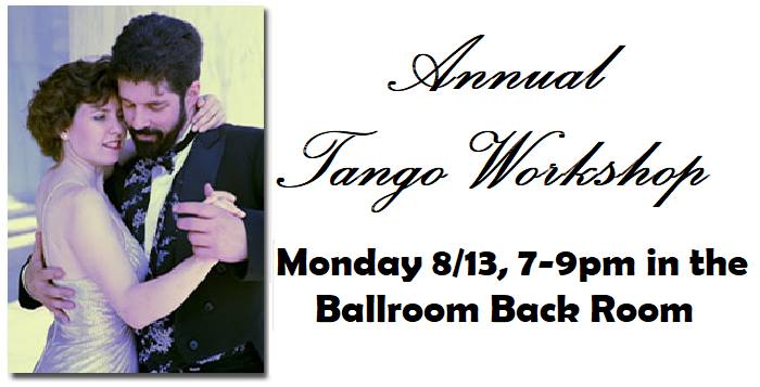 Annual Tango Workshop at Glen Echo