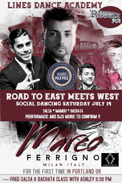Road to East Meets West Social Mambo Pica Pica Edition