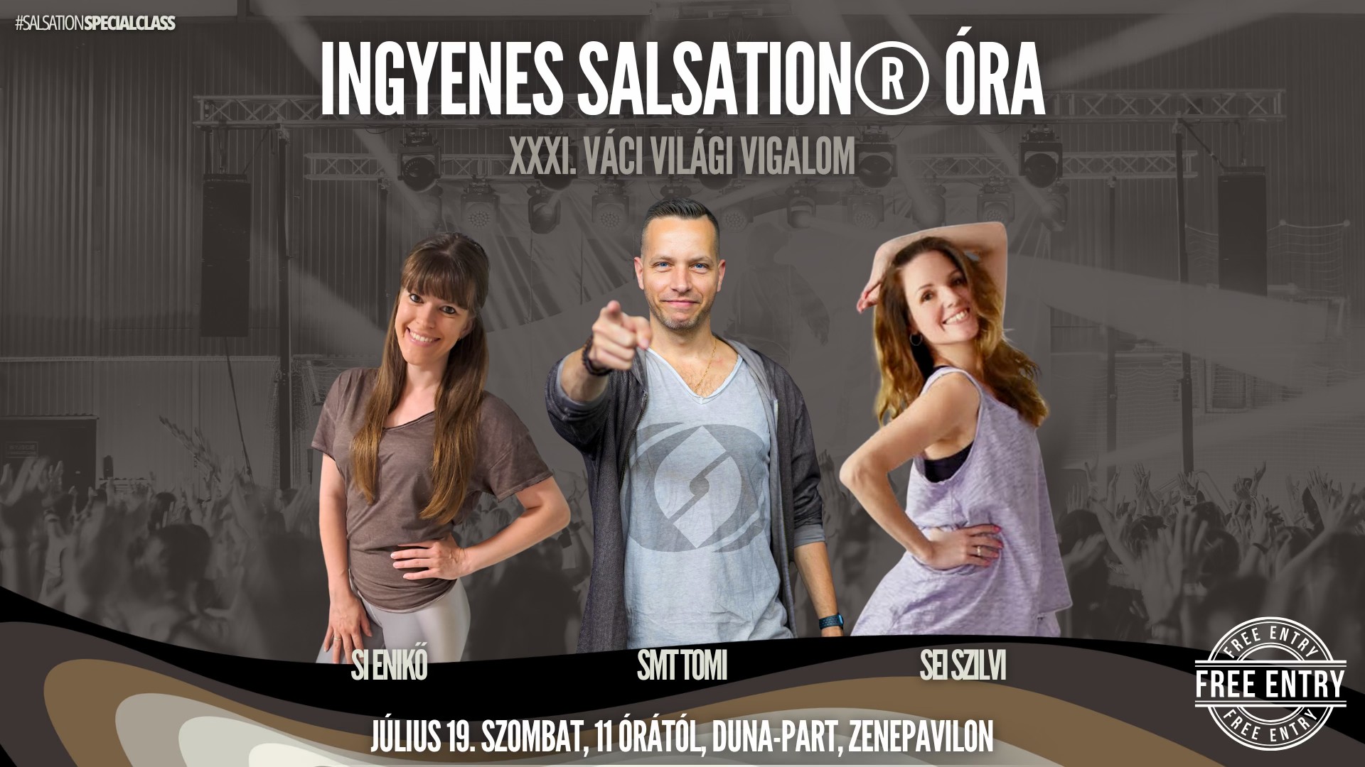 INGYENES SALSATION®️ ÓRA - XXXI. VÁCI VILÁGI VIGALOM