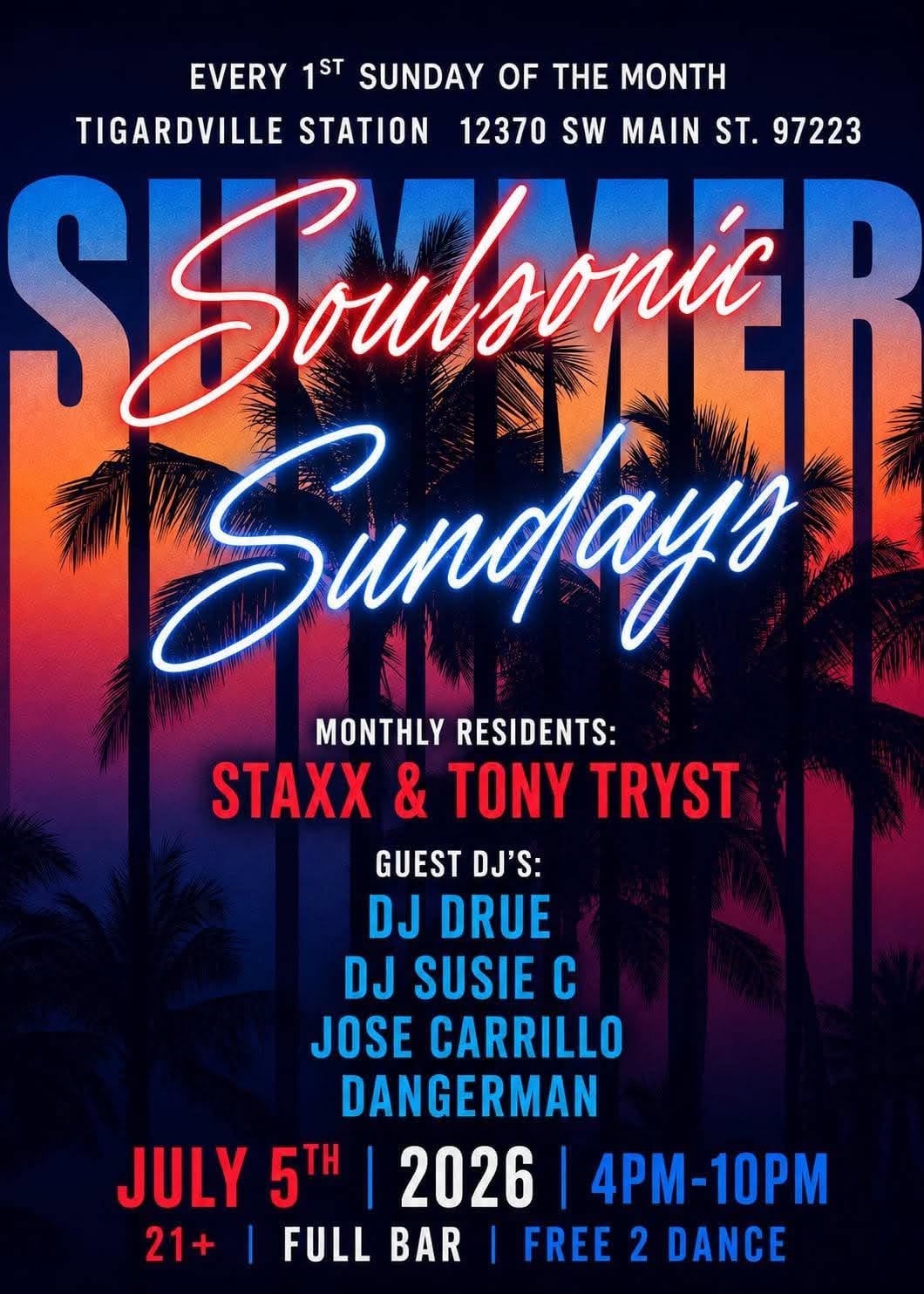 Soulsonic Sundays