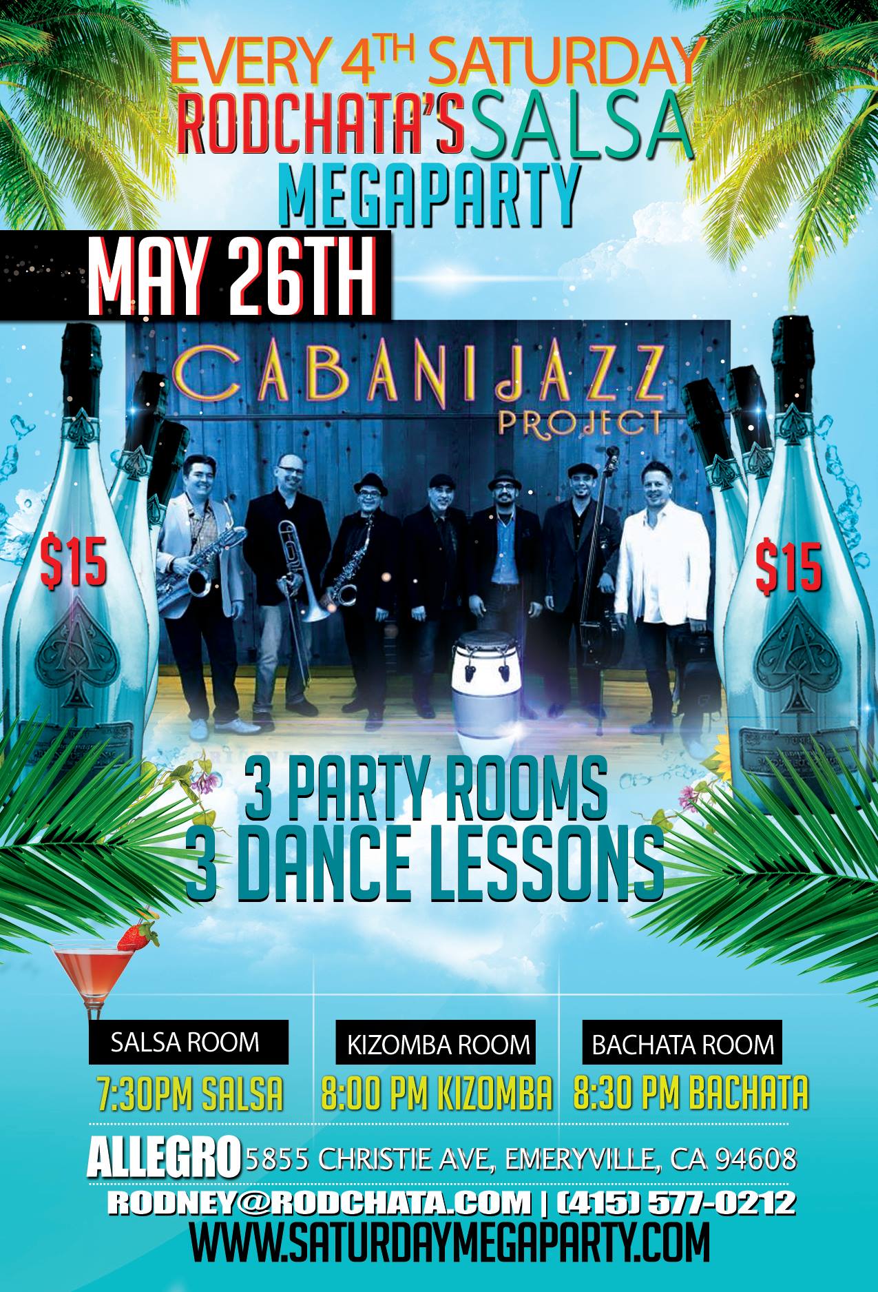 Cabaniajazz at Saturday Mega Party (Salsa Bachata Kizomba)