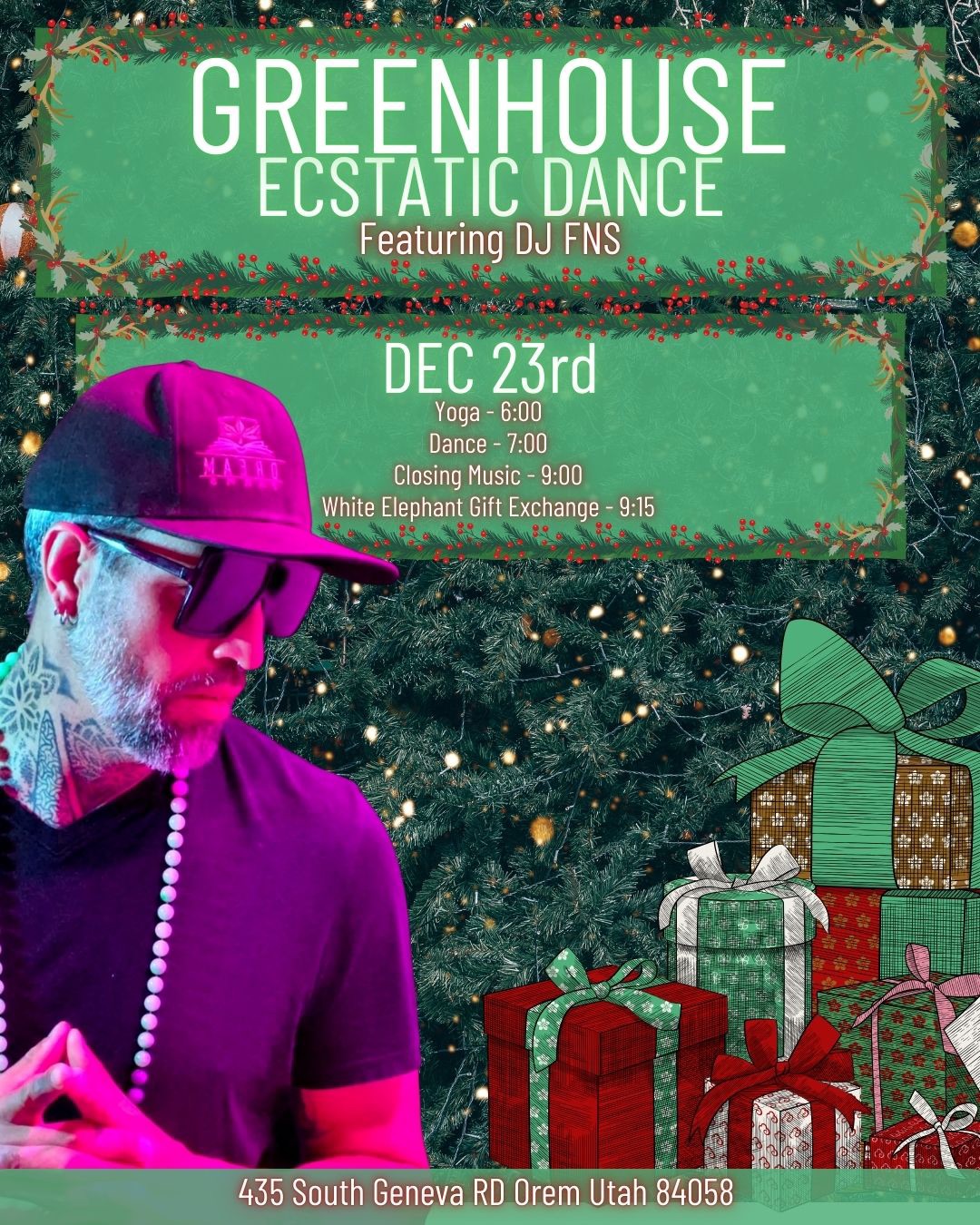 Greenhouse Ecstatic Dance With DJ FNS