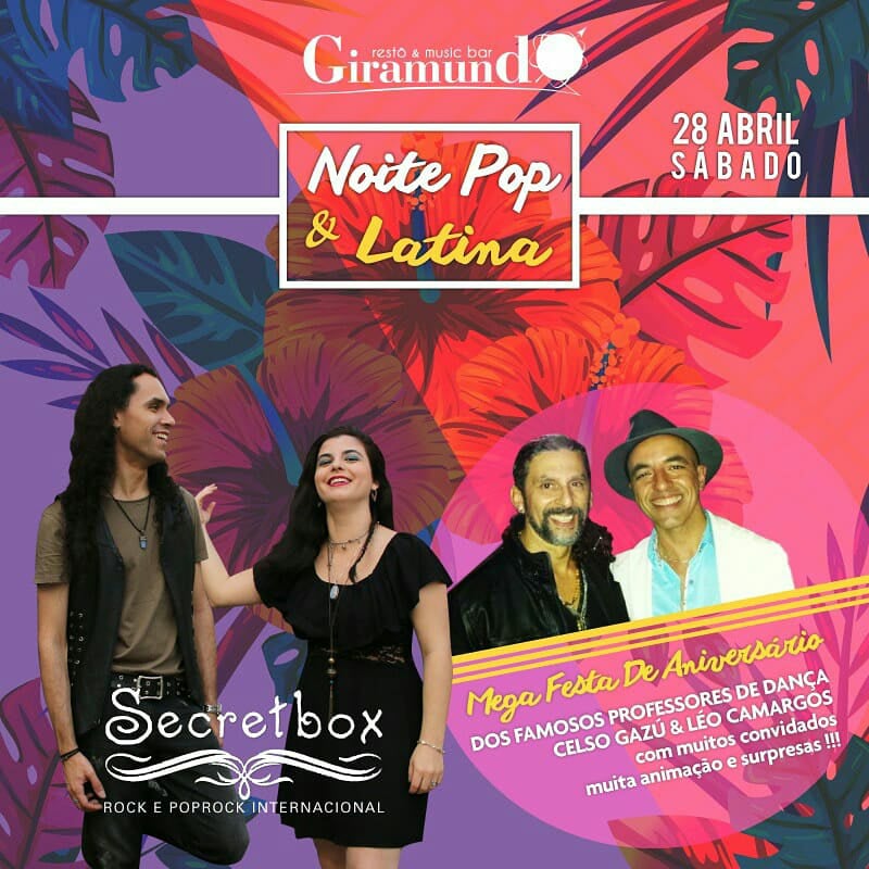É hoje! Sábado ! Super Festa Latina de aniversário do Léo & Gazú Sábado 28
