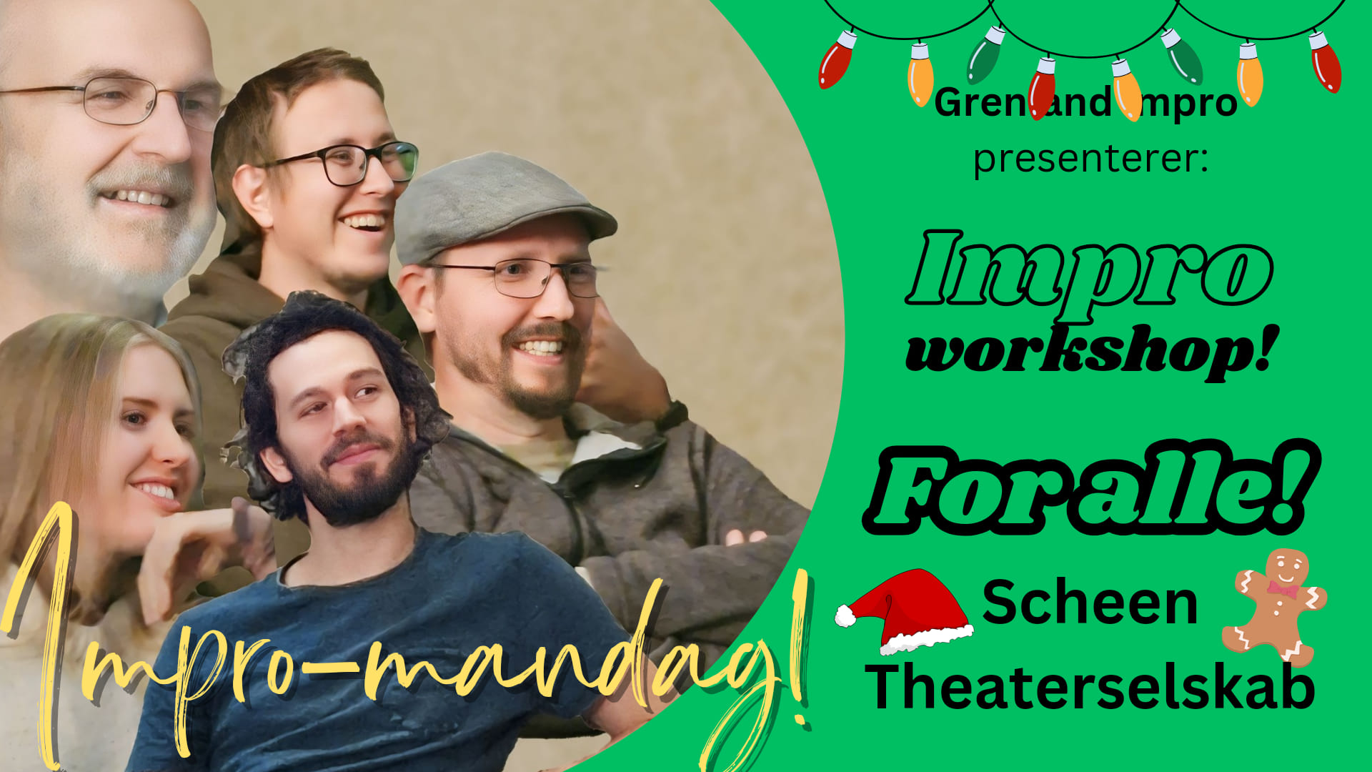 Impro-workshop for alle!