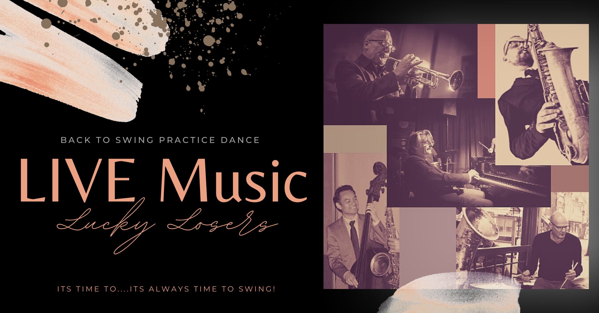 Back to Swing - Practice Dance LIVE Music by Lucky Losers (QR code obligatory) SOLD OUT