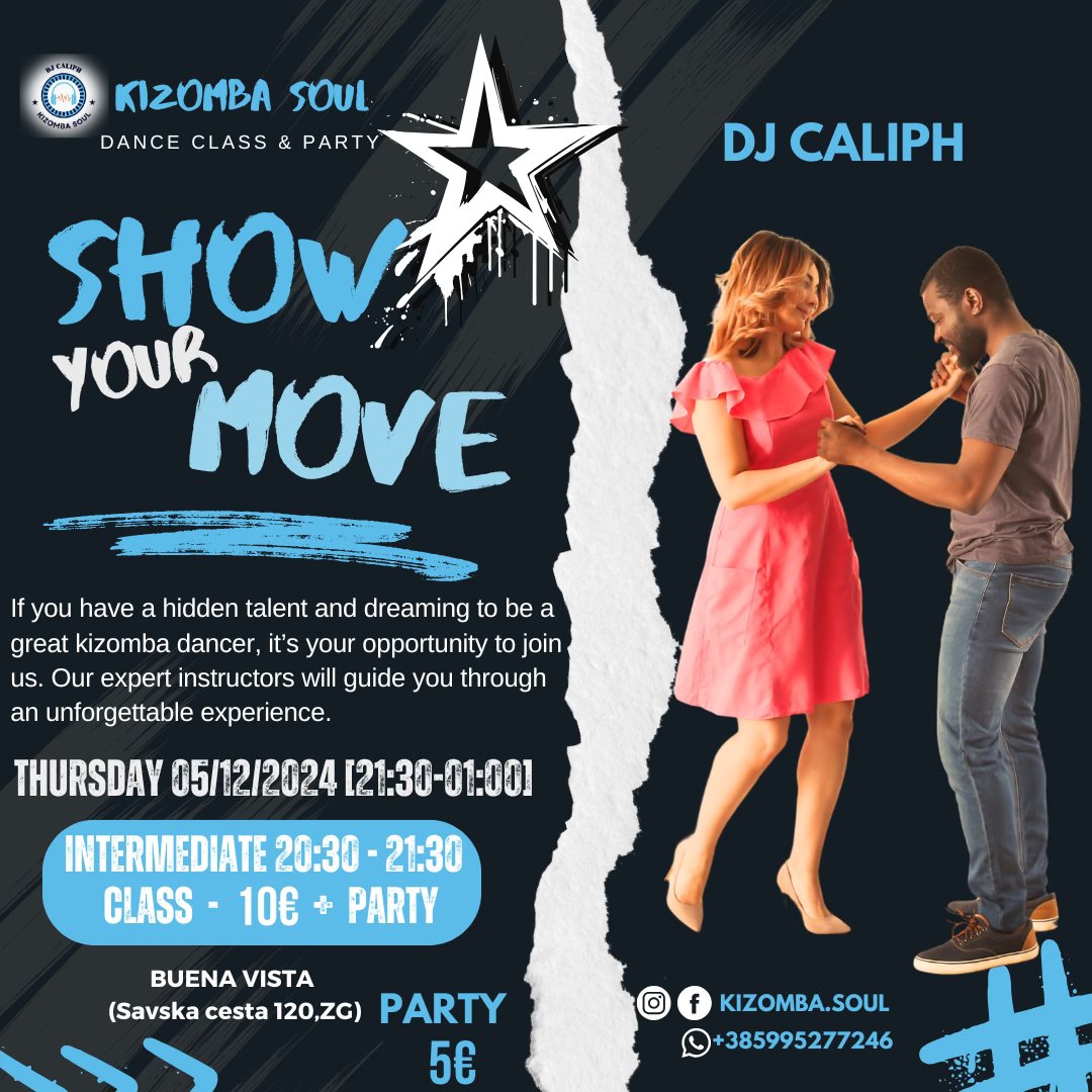 KIZOMBA DANCE CLASS & PARTY