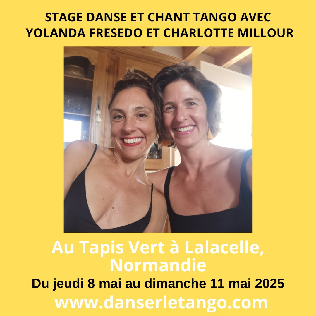 20h de formation chant et danse Tango en Normandie