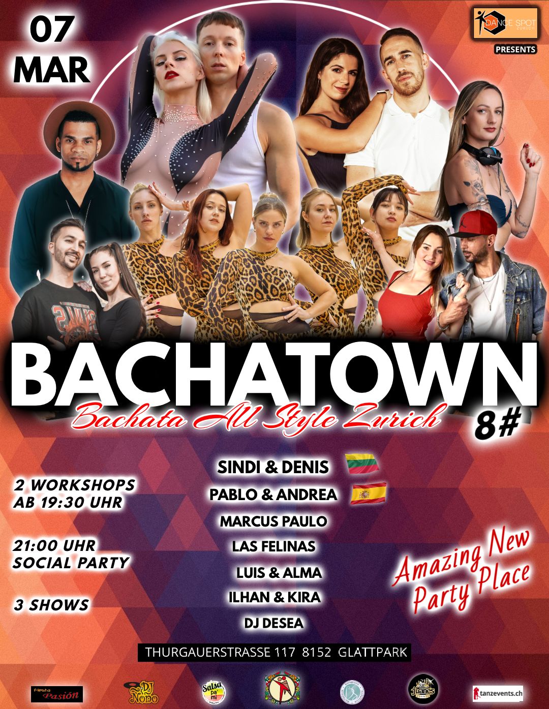 BACHATOWN #8 Amazing new Party location!!