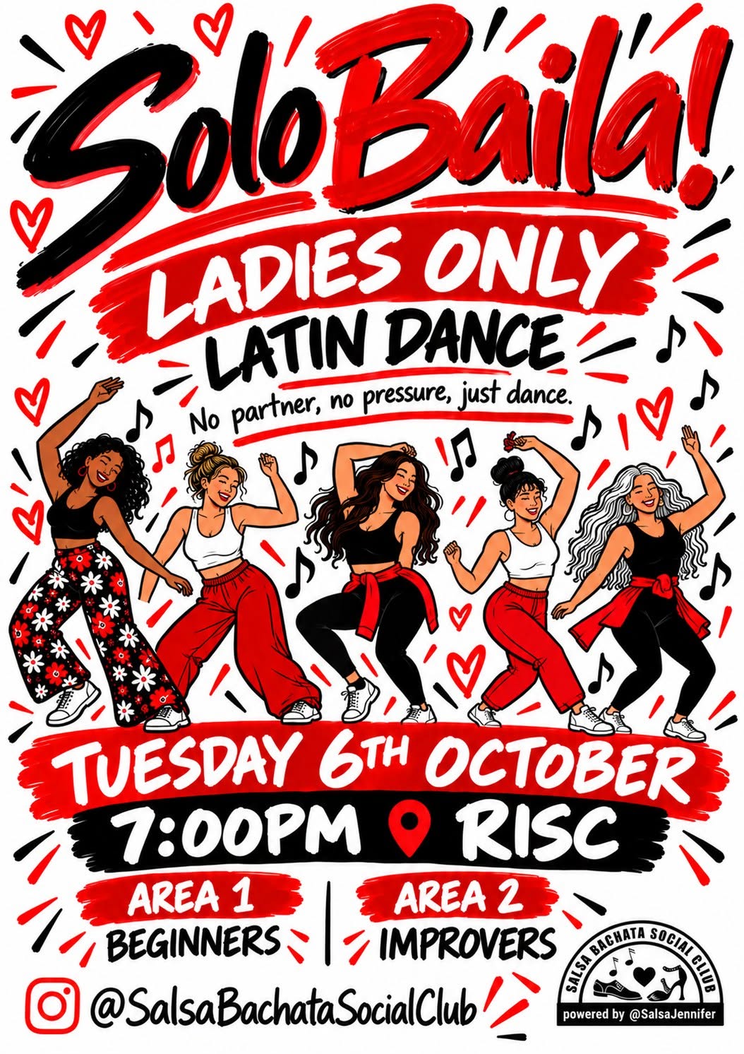 Solo Baila! LADIES ONLY Latin Dance