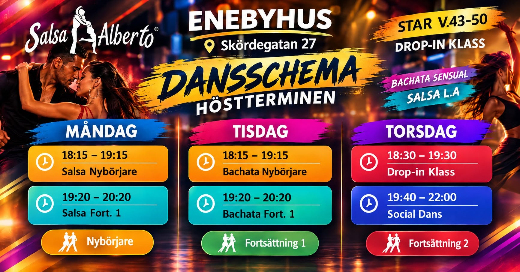 Välkommen till Höstterminen 2026 V.43-50!